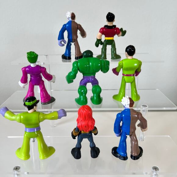 Imaginext Figures DC Marvel Super Hero's Villains Toys Mixed Lot of 8 - Picture 2 of 7